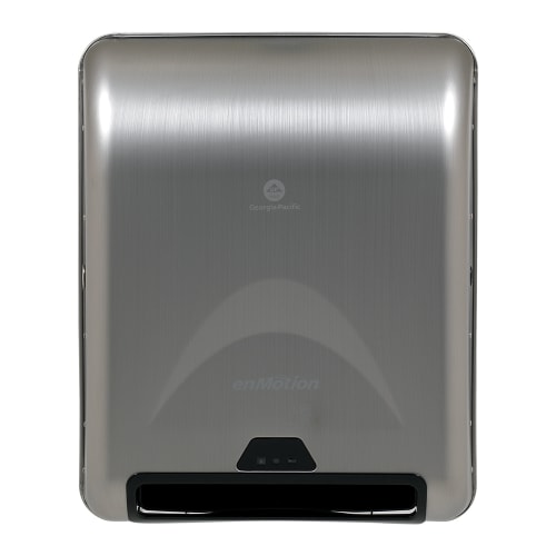 enMotion® 8in Recessed Automated Touchless Paper Towel Dispenser, Stainless Steel